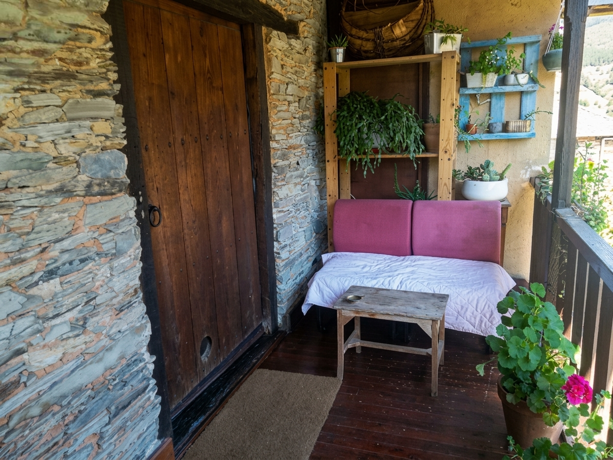 Balcón con vistas al entorno natural