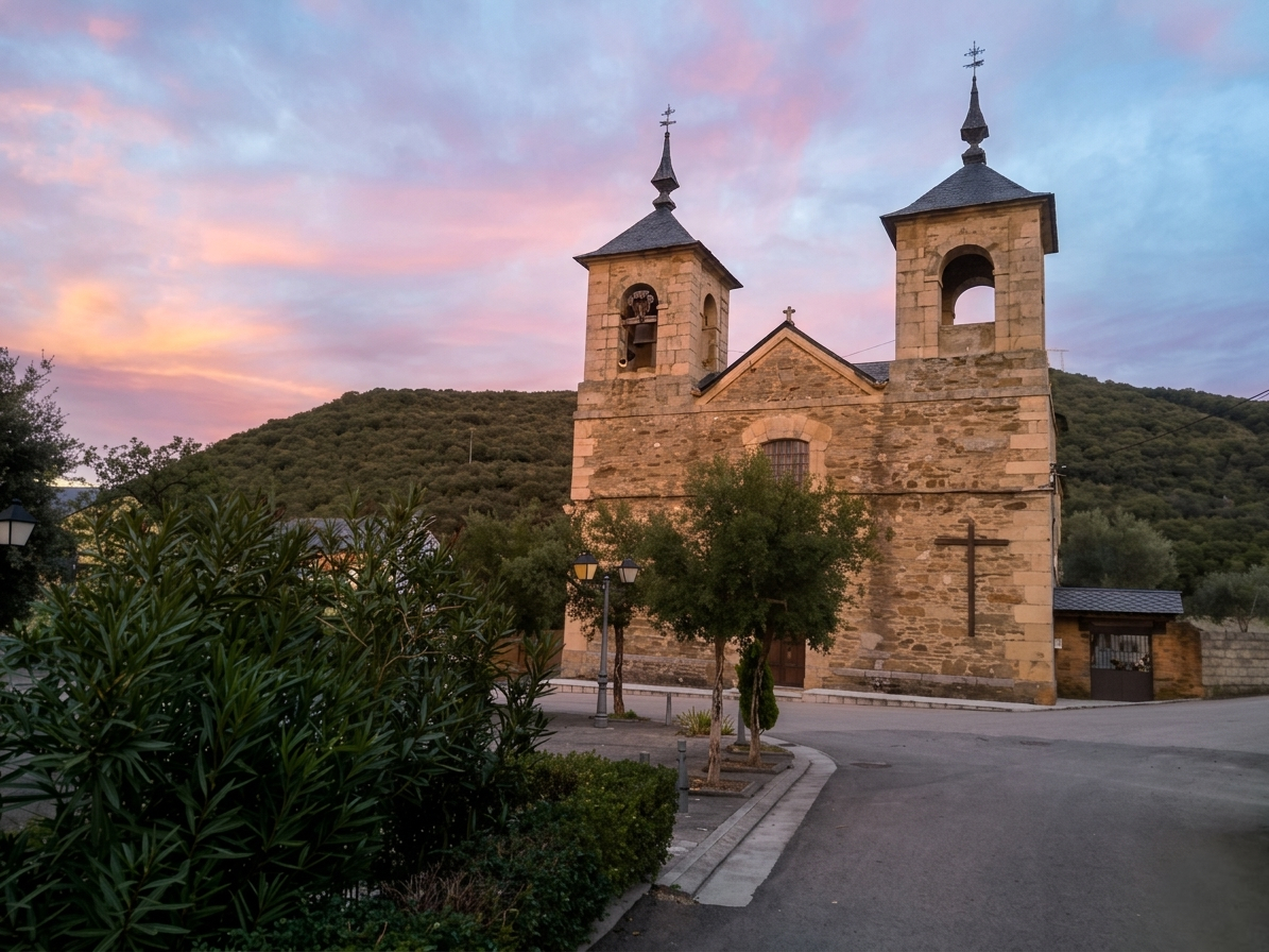 Iglesia de El Salvador al atardecer