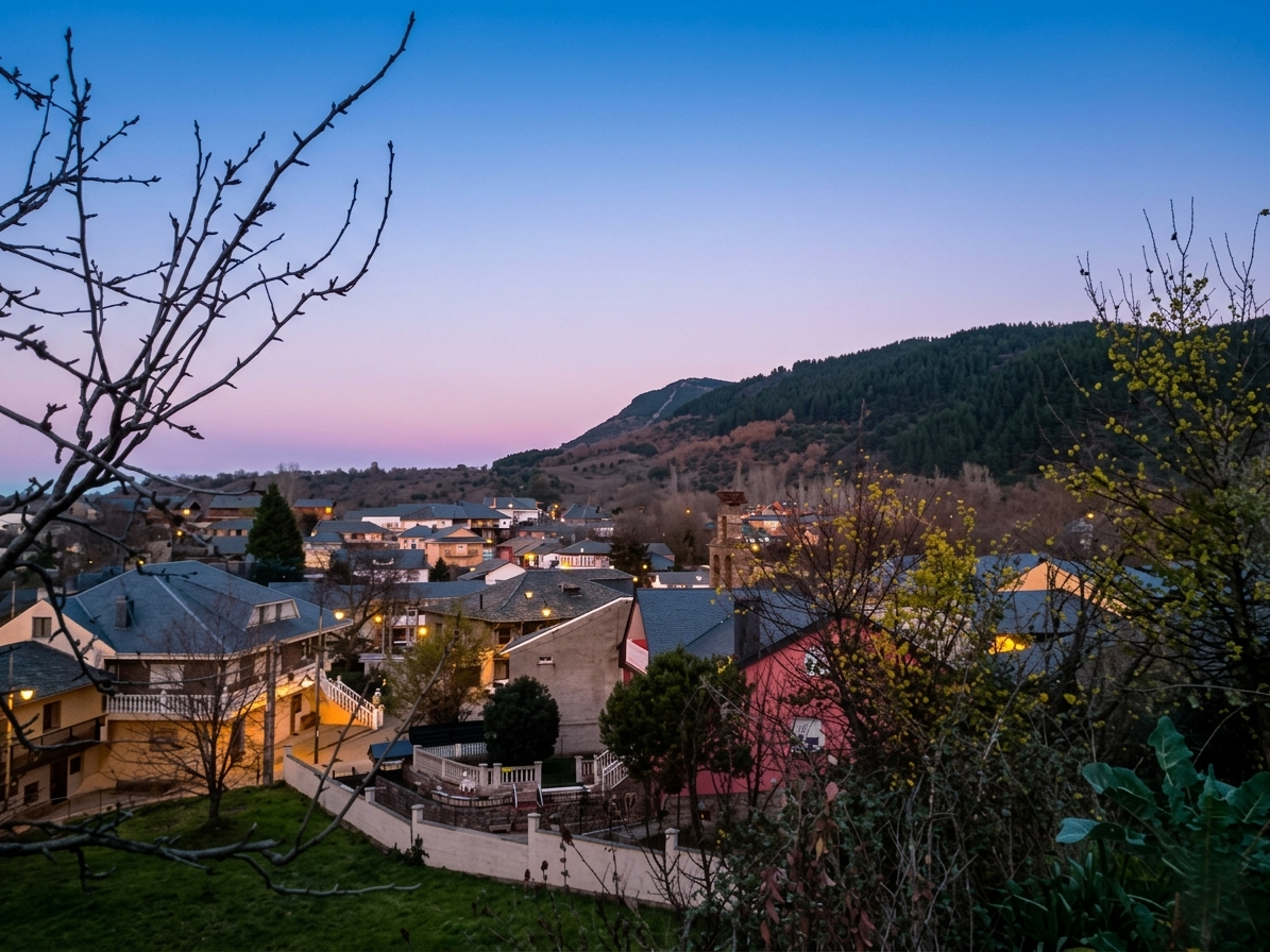 Vista del pueblo de Toral de Merayo